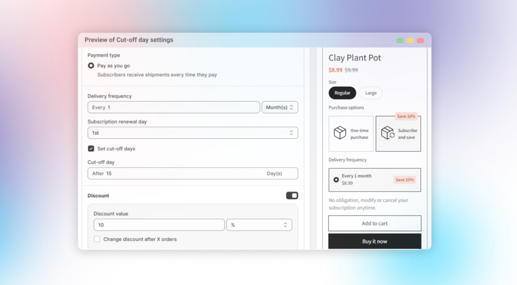 Preview of Joy cut-off day